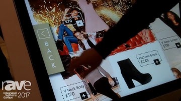 ISE 2017: allsee Exhibits Multi Touch Screen