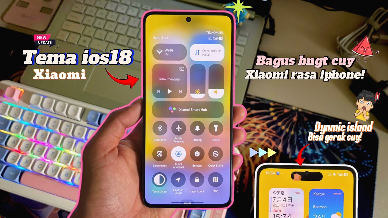 Tema iOS 18 Xiaomi | Gak kalah keren cuy!