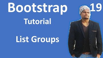 Bootstrap list group in Bootstrap tutorial for beginners #19