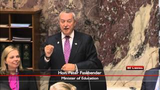 NDP education spokesperson questions minister on school funding