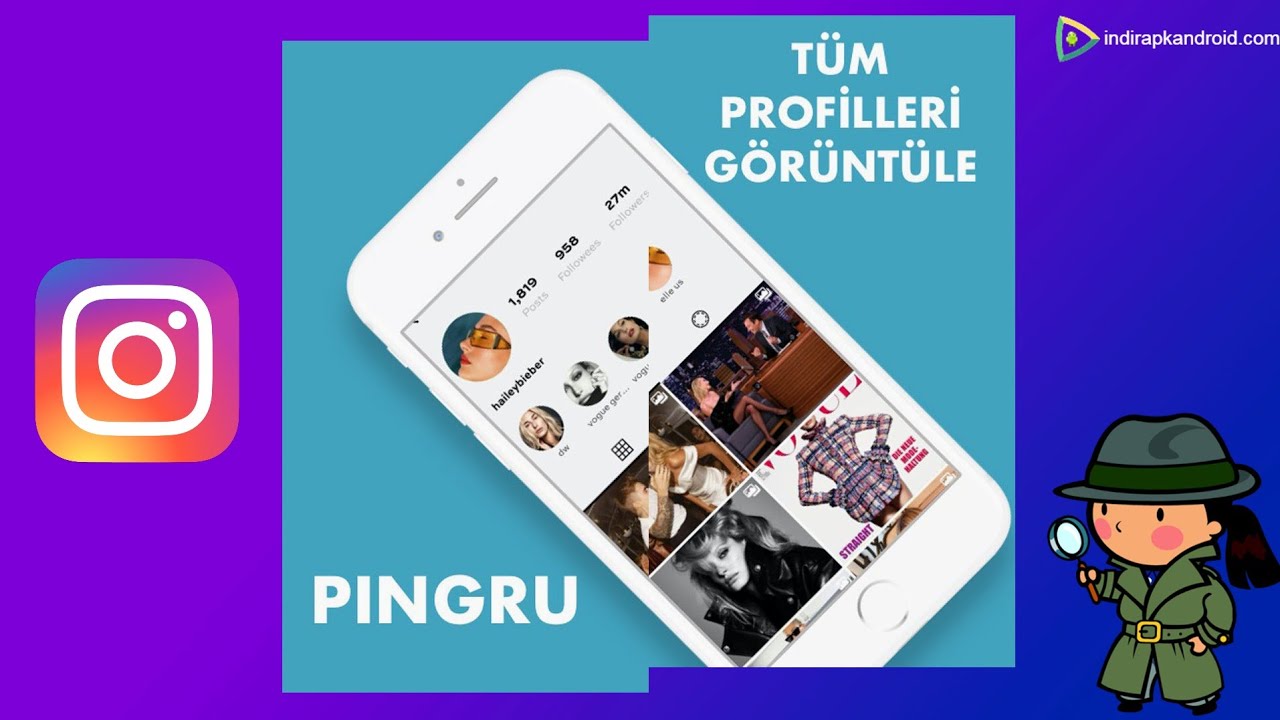 PİNGRU APK İLE INSTAGRAM GİZLİLİK HESAP GÖRME 2022😱 INSTAGRAM GİZLİLİK PROFİLLERE BAKMA 2022 İNDİR!!