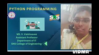 List operations|V. Vaishnavee -AP/IT|SNS INSTITUTIONS