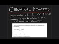 Chemical Kinetics - Speed running practice questions on proposed mechanisms cus i got a final
