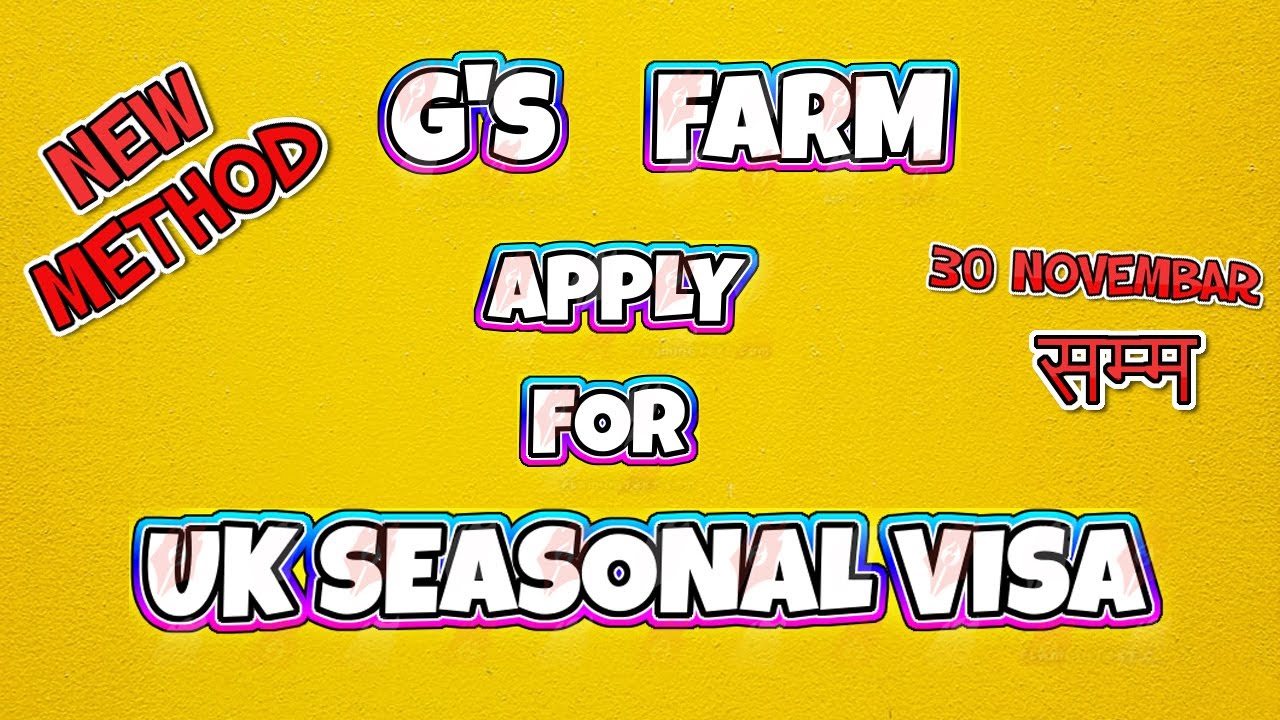 खुल्यो Seasonal Work Visa From Nepal 2023 Uk seasonal visa new update, Apply for seasonal