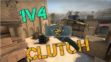 Amazing 1v4 AWP CLUTCH - Legendary Eagle Rank- Cache Map