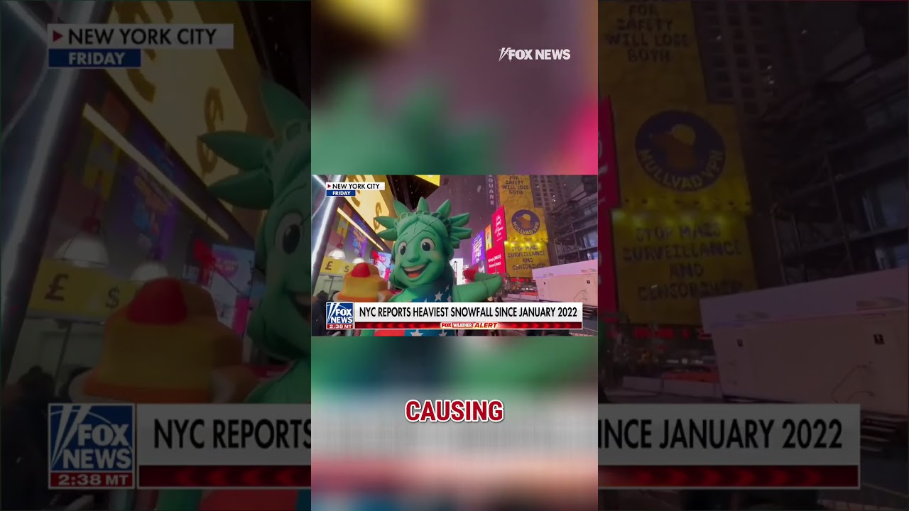 NYC buried in biggest snowfall in nearly 4 years