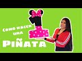 Como hacer una piñata de número// Piñata de Minnie Mouse