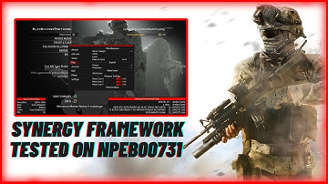 COD MW2 New Mod Menu Synergy | Showcase On NPEB00731