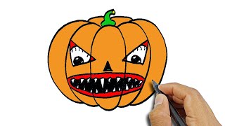 how to draw scary halloween stuff easy drawings version simple drawings for beginners