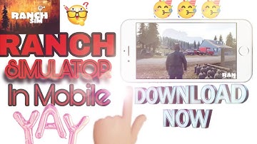 HOW TO DOWNLOAD AND INSTALL RANCH SIMULATOR IN ANDROID | #outfittechs #trending #ranch_simulator