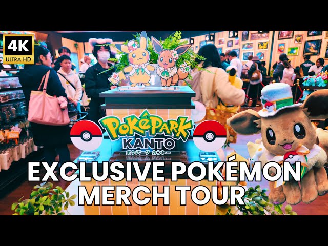 PokéPark KANTO MERCH Tour! Every Exclusive Pokémon Item at the New