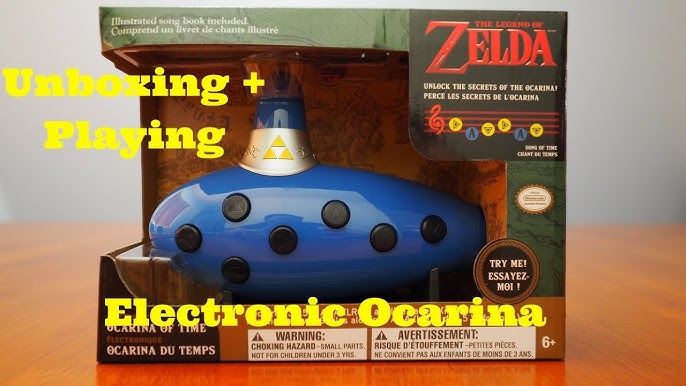 NEW ThinkGeek Legend of Zelda Replica Electronic Ocarina of Time Triforce  Music