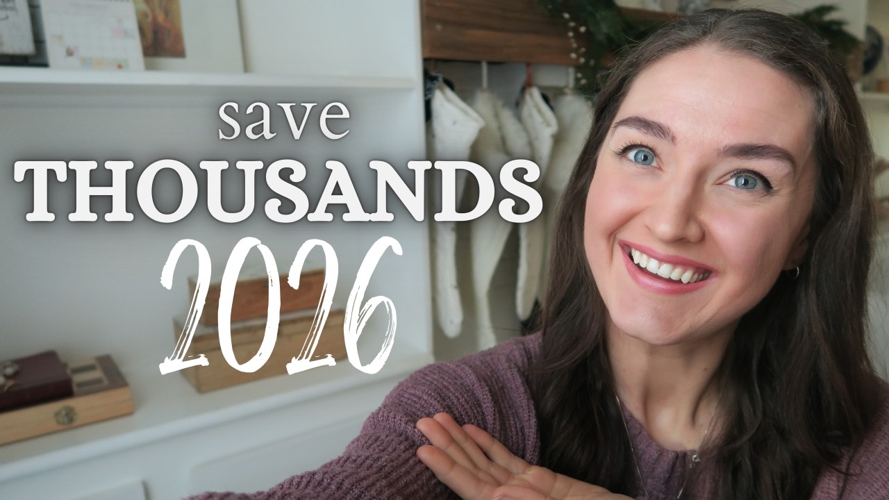 EXTREME FRUGAL LIVING BELOW YOUR MEANS - TIPS ON LOW INCOME + NO BUY YEAR + LOW BUY YEAR 2026 PT 2