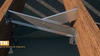 How to video for Structure Lock retrofit I joist and dimensional X braces Structure I Joist Retrofit X Brace Installation