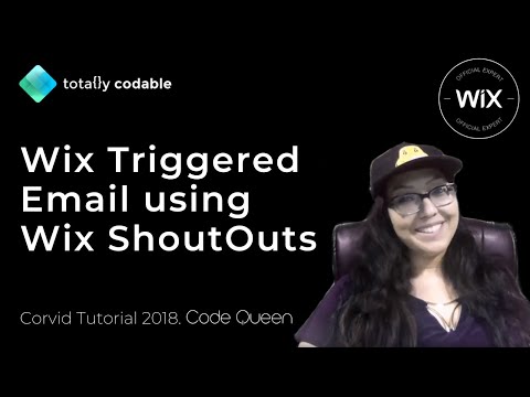 Wix triggered email using Wix Code and Wix Shoutouts
