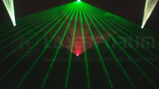 Halloween laser show beam effects animated full color