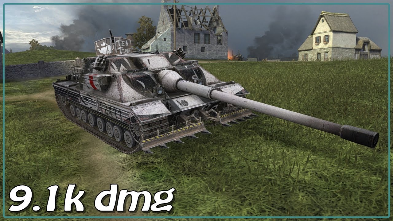 Badger • 3 frags • 9.1k dmg • WoT Blitz - YouTube
