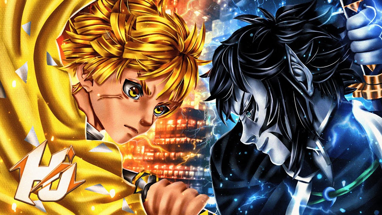 Capa de Zenitsu & Kaigaku | Pureza ou Maldição | HaJun (Part. @Dinoo_ofc & @WendllyOfc )
