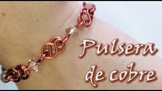 PULSERA DE ALAMBRE DE Y CRISTALES, Curso de alambrismo YouTube