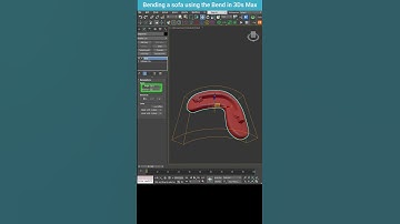 Using the Bend Modifier in 3ds Max | Fast & Simple #shorts #3dsmax #bending