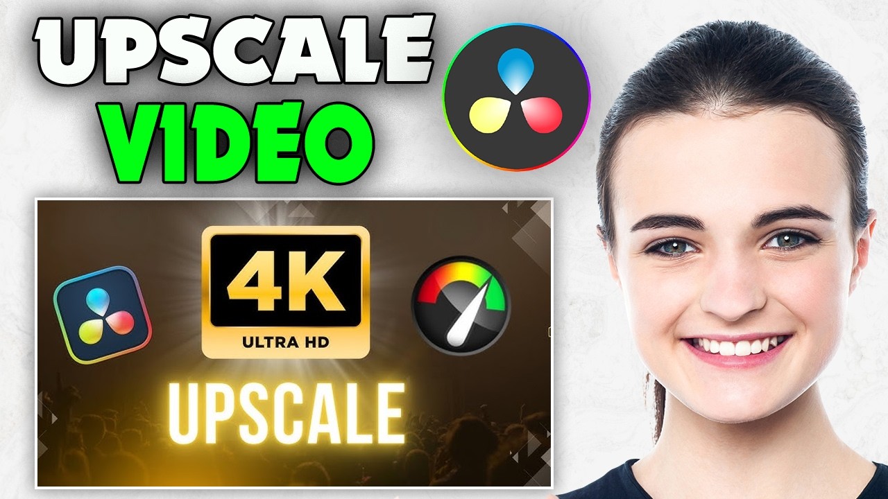 Как улучшить качество видео в 4K в DaVinci Resolve (2026)