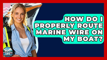How Do I Properly Route Marine Wire On My Boat? - Boat Life Masters