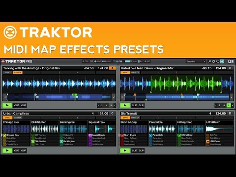 Traktor Pro 2 Tutorial: How to Create Effect Presets with MIDI Mapping