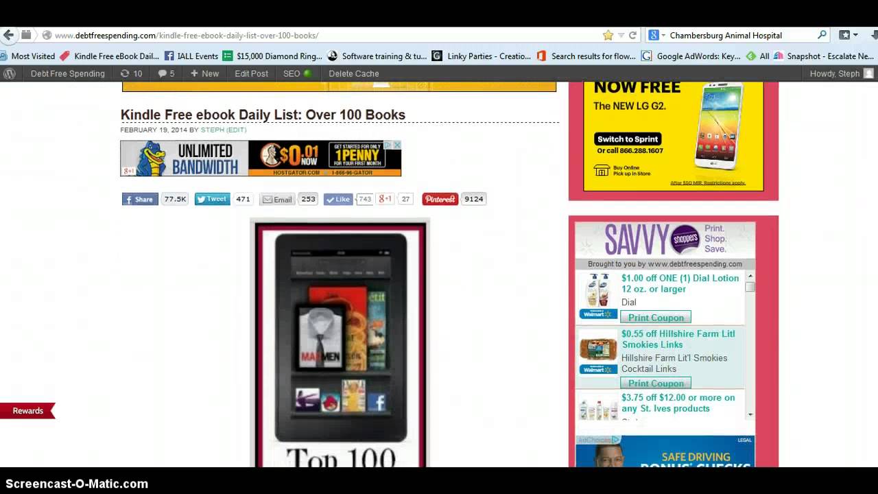 How to Get FREE Kindle eBooks - YouTube