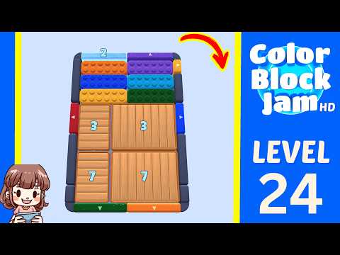 Color Block Jam Level 24 walkthrough preview