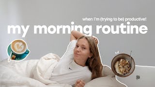 my everyday morning routine 💌 on a productive day
