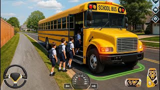 School Bus Driving Coach Bus Gameplay offline game screenshot 3