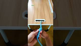 The tying method of adjustable loop knots.