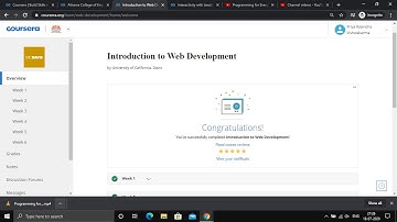 Introduction to Web Development || Week 6 Peer-graded Assignment || Coursera
