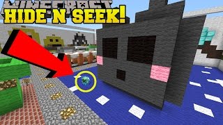 Minecraft: CUTE CREEPERS HIDE AND SEEK!!  Morph Hide And Seek  Modded MiniGame