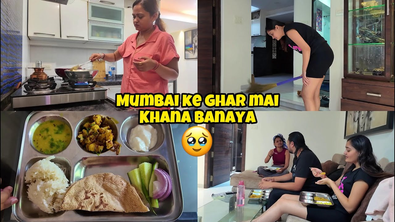 Mumbai Ke Ghar Ke Kitchen Mai Aise Banati Hai Bindasskavya Ki Mummy Khana🩷