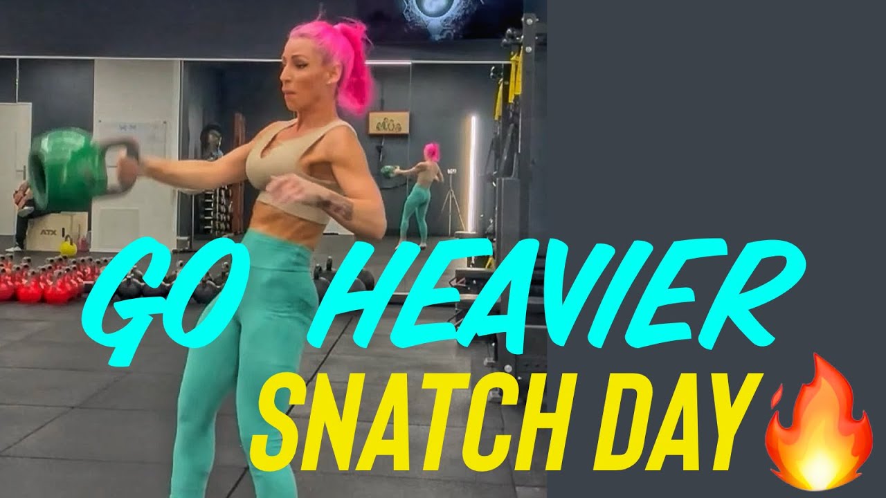 Do this Kettlebell Snatch Training – Level Up to 24kg🤪