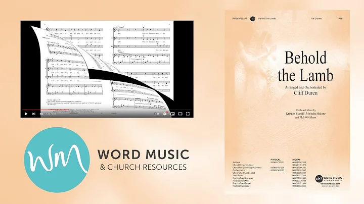 Behold the Lamb | arr. Cliff Duren