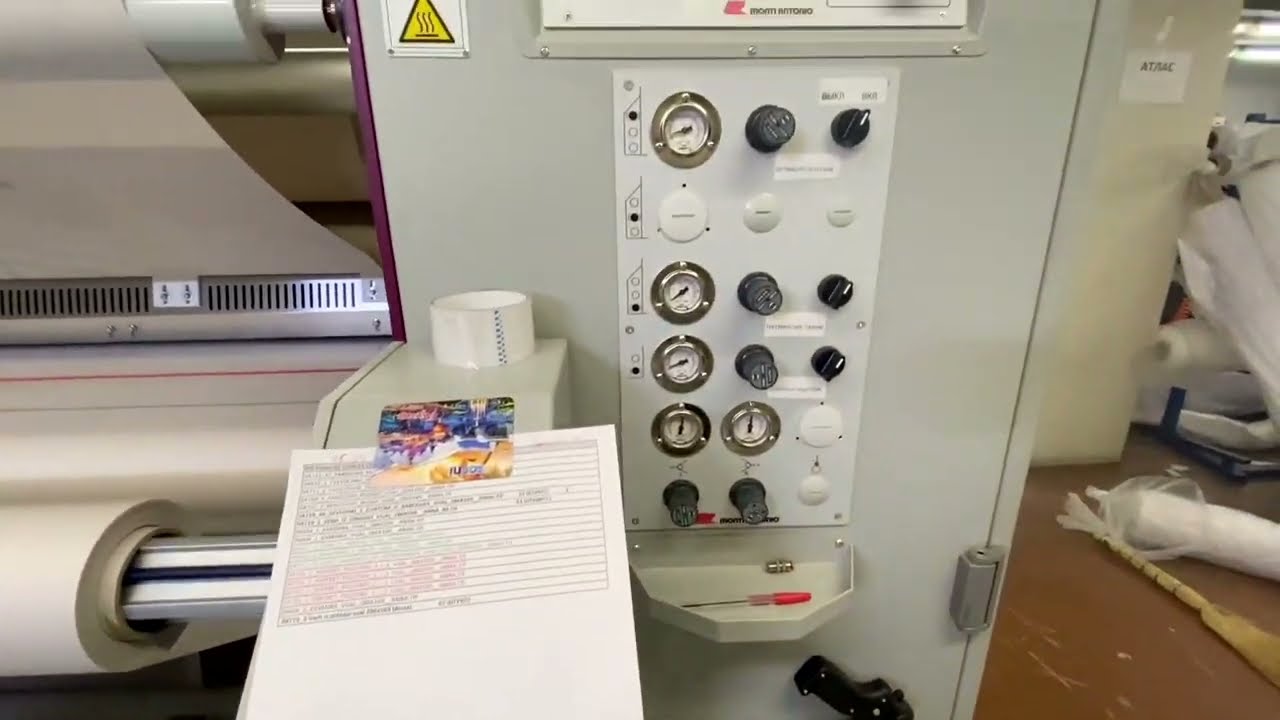 Monti Antonio - mod. C05-3600 - sublimation printing - lower open/align roller with slats, motorized