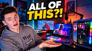 My Ultimate College Gaming Setup Tour! (Everything I Use) 🔥