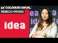 Rebeca Hwang en #ColoquioIDEA hablando sobre la diversidad de género en las organizaciones