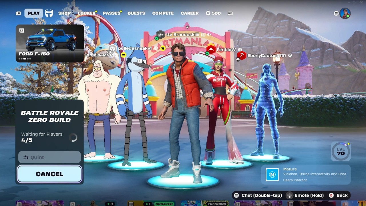 Quintuple Mode on New Fortnite Map??