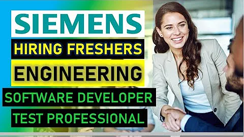 Job Opening in SIEMENS for Engineering Graduates