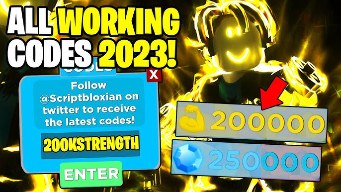 NEW* ALL WORKING CODES FOR MUSCLE LEGENDS IN JANUARY 2022! ROBLOX MUSCLE  LEGENDS CODES 