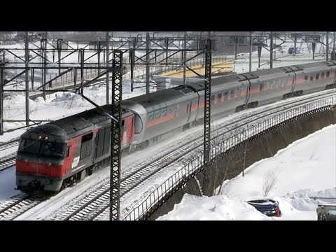 寝台特急「カシオペア」車両、2月26日北海道ラストラン - YouTube