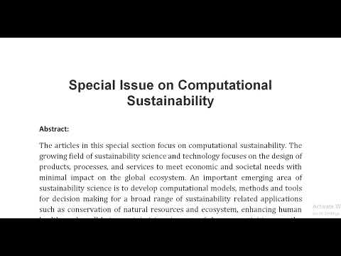 Special Issue on