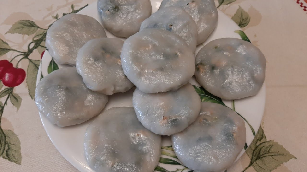 Delicious steamed garlic chives with pork(របៀបធ្វើនំគូឆាយ ស្មូលសាច់ជ្រូក)