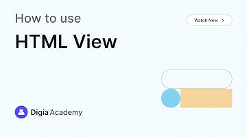 How to use HTML View widget in Digia Dashboard | Step-by-Step Tutorial | Digia Academy