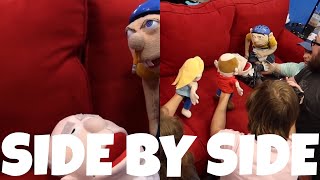 SML Movie: Jeffy&#39;s Butler Part 2 Behind the Scenes and Original Video! | Side by Side! PART 2!