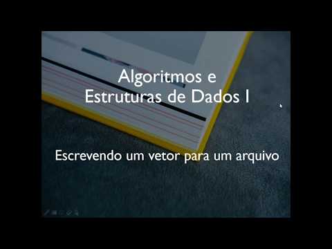 Aula 047 - Escrevendo um vetor para um arquivo