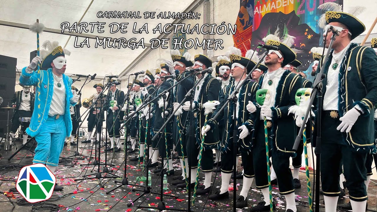 Actuación de la Murga de Homer